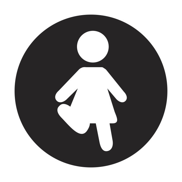 女人人形轮廓图标图片下载