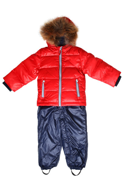 孩子的冬季夹克和裤子图片下载