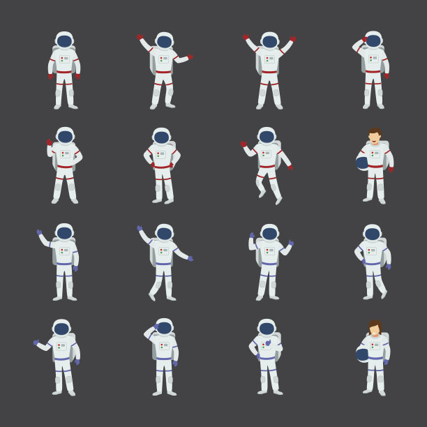 宇航员的性格素材图片