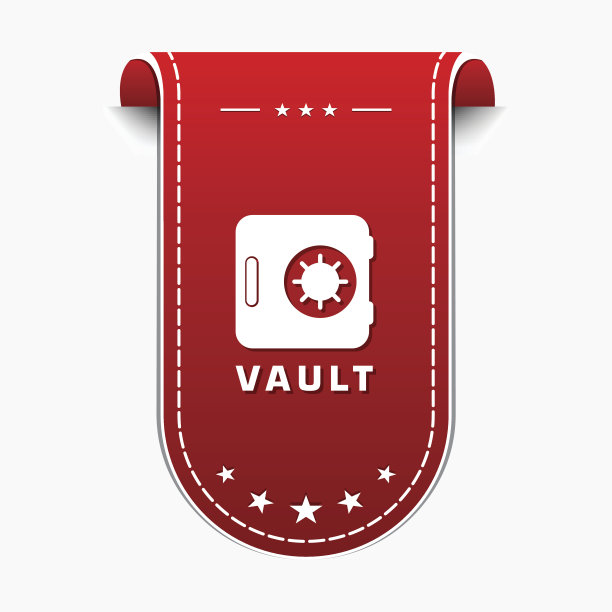 拱顶红色矢量图标设计图片下载