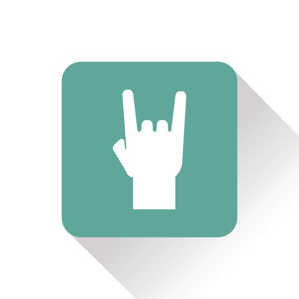 摇滚手势图标图片下载