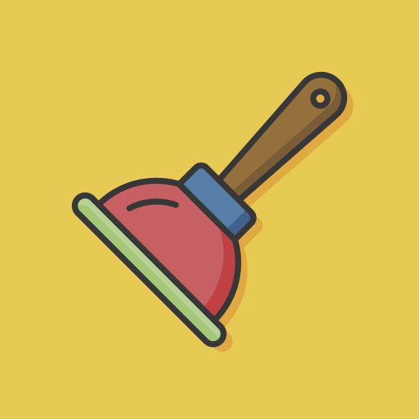 卫生矢量柱塞图标图片下载