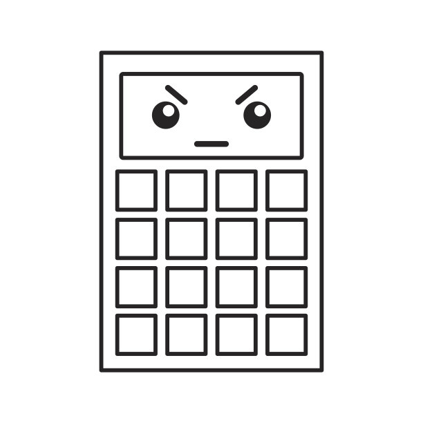 卡哇伊计算器卡通图片下载