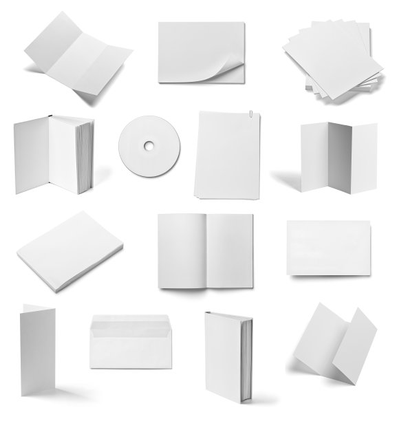 传单笔记本教科书信封空白纸模板书图片下载