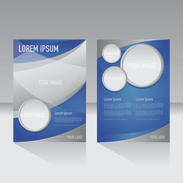 矢量宣传册模板设计图片下载