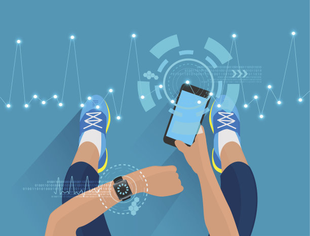 健身女人手戴表带图片下载