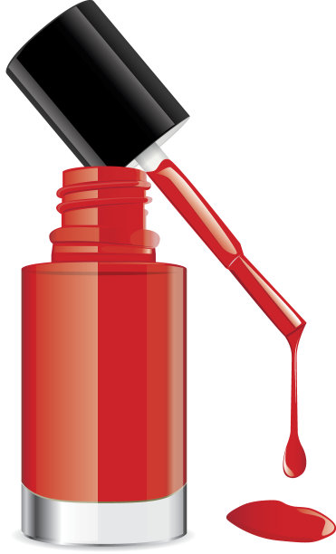 红色的指甲油图片下载