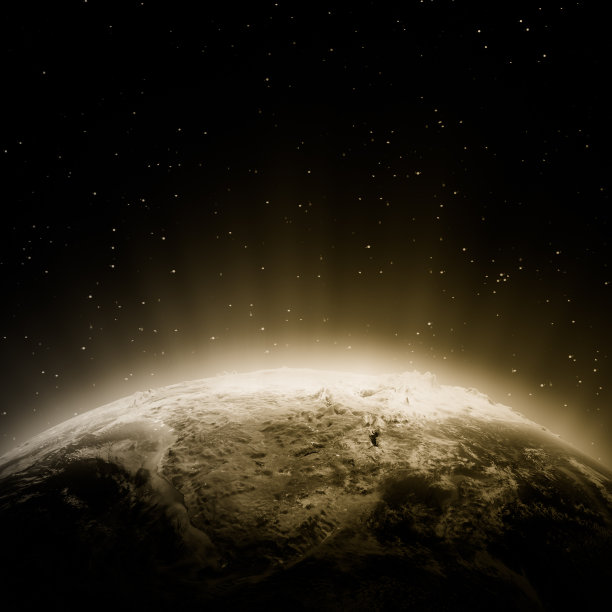 非洲夜晚灯火通明图片下载