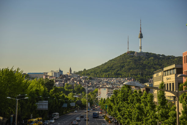 夏日风景汉城韩国图片下载
