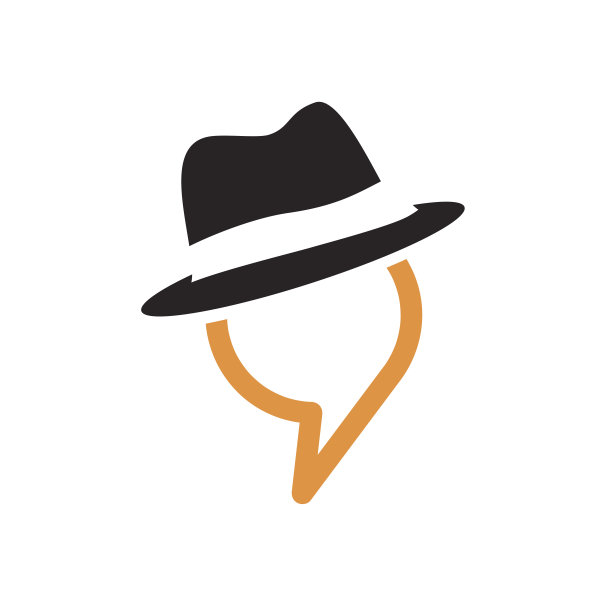 说话的是矢量，戴帽子的人图片下载