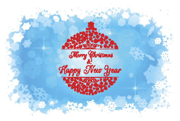 圣诞快乐，新年快乐背景横幅。矢量图片下载
