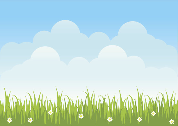 草地和天空图片下载