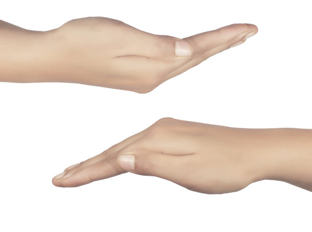 女人的手，侧视在握住的位置图片下载