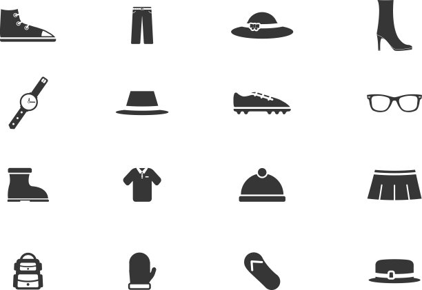 衣服简单的图标图片下载