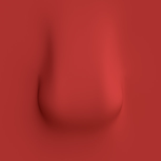 卡通鼻子在橡皮泥或粘土风格图片下载