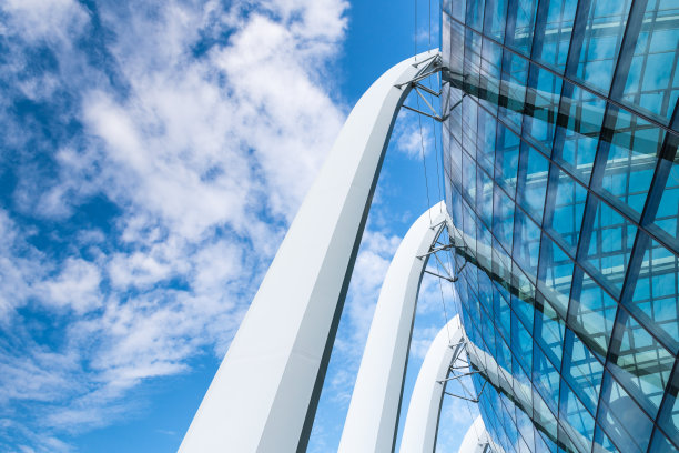 现代建筑及室外立面设计。图片下载