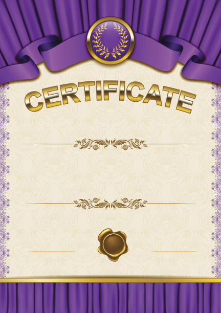 证书、文凭模板优雅图片下载