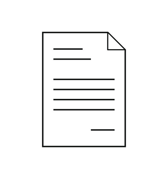 带弯角网页图标的纸质文件矢量符号设计图片下载