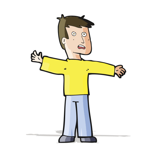 卡通惊讶的人图片下载