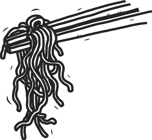 面条和筷子图片下载