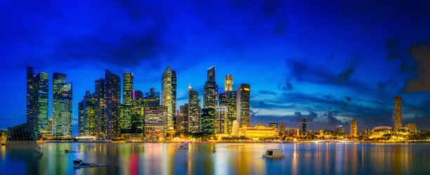 新加坡的天际线图片下载