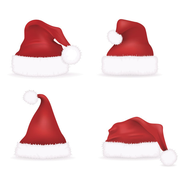 圣诞老人帽子设置图片下载