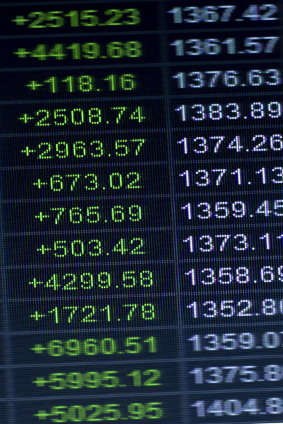 电子数字接口在证券交易所或证券交易所展示图片下载