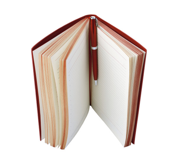 日记和笔红，特写图片下载