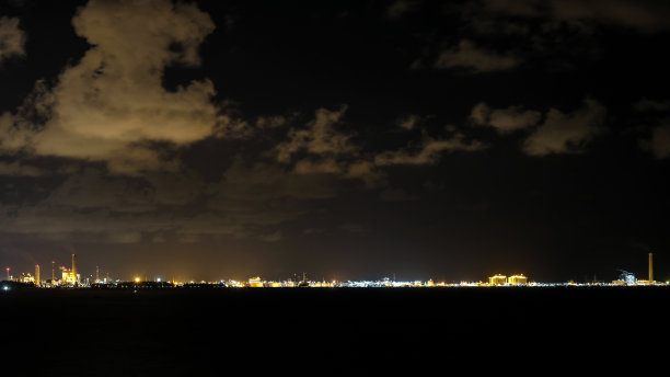 泰国工业园区夜景图片下载