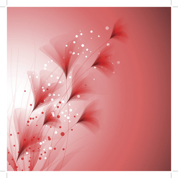 带花的矢量背景图片下载