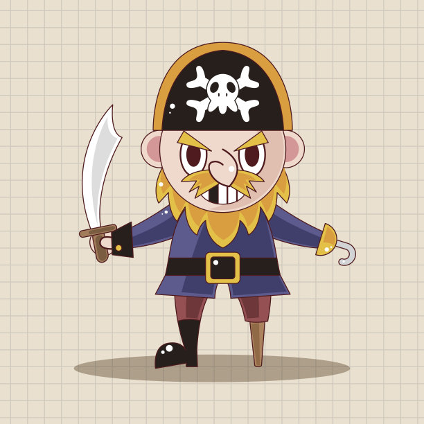 海盗主题元素图片下载