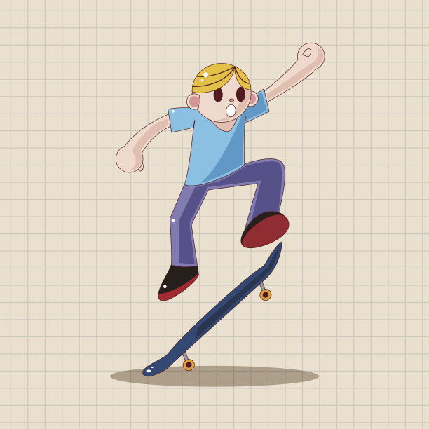 极限运动主题元素图片下载