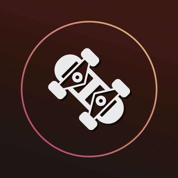 溜冰板图标图片下载