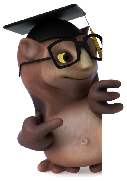 猫头鹰教授图片下载