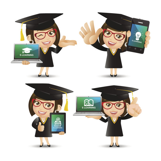 人设e-learning概念图片下载