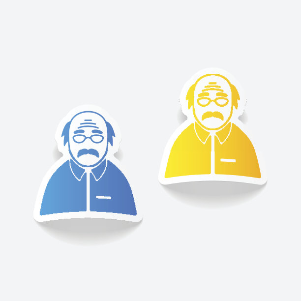 现实的设计元素。老年人图片下载