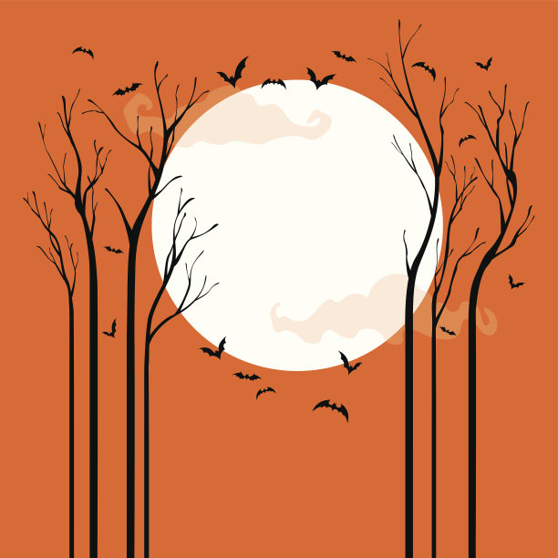 可怕的万圣节素材图片