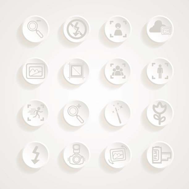 阴影按钮相机图标设置图片下载