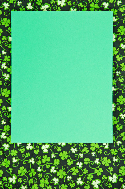三叶草圣帕特里克节背景和拷贝图片下载