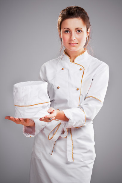 可爱的女孩做饭图片下载