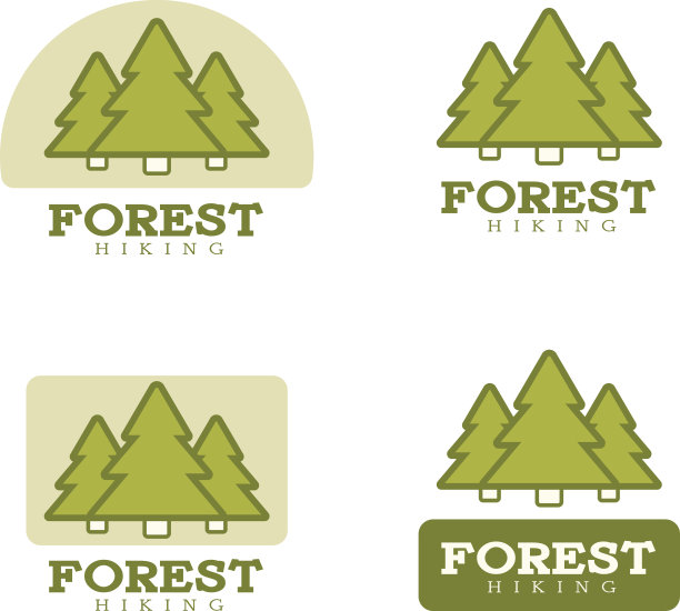 森林图标设计图片下载