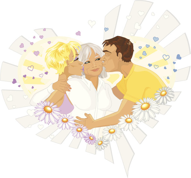 充满爱的家庭图片下载