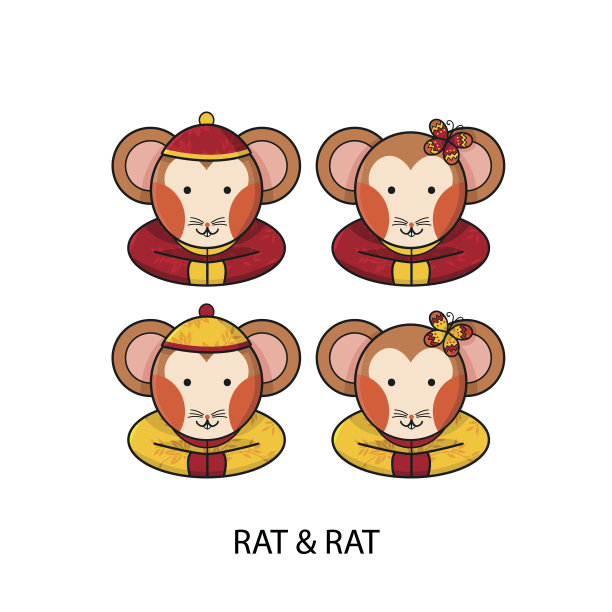 鼠族春节快乐图片下载