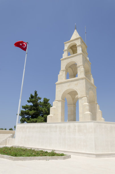 第57步兵团(奥斯曼帝国)烈士纪念碑，恰纳卡莱，土耳其图片下载