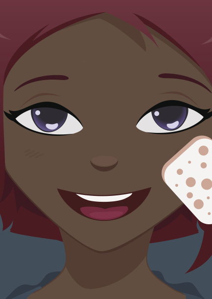 脸部特写图片下载