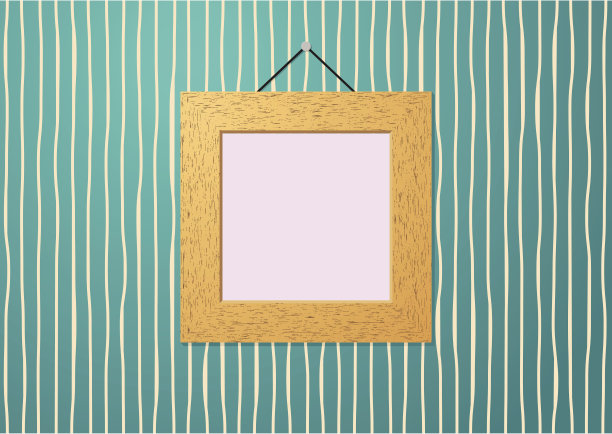 木框架上的蓝色背景图片下载