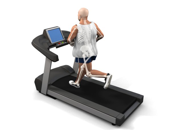 超重男性慢跑者图片下载