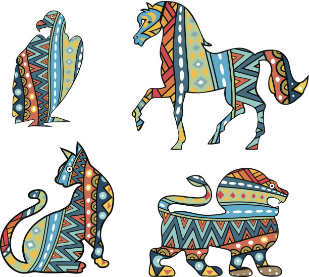 有图案的动物图片下载