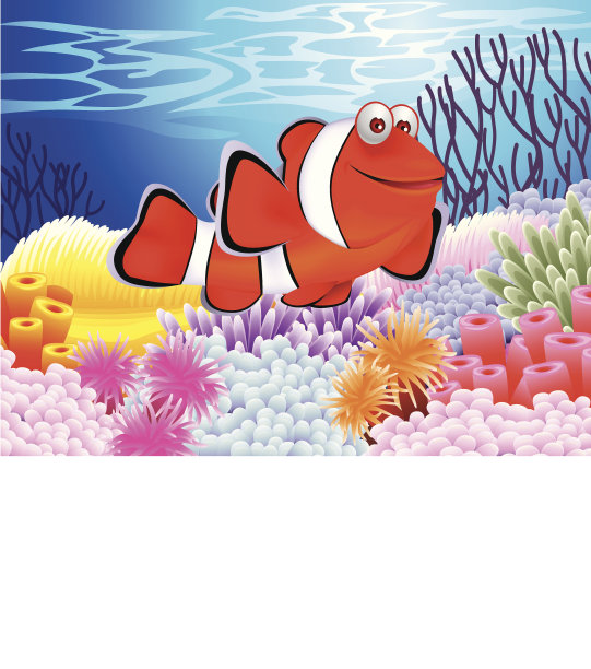 小丑鱼的卡通图片下载