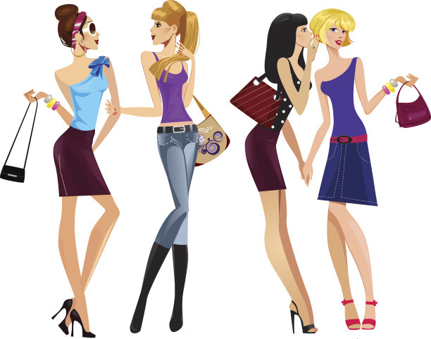 时尚的女朋友图片下载